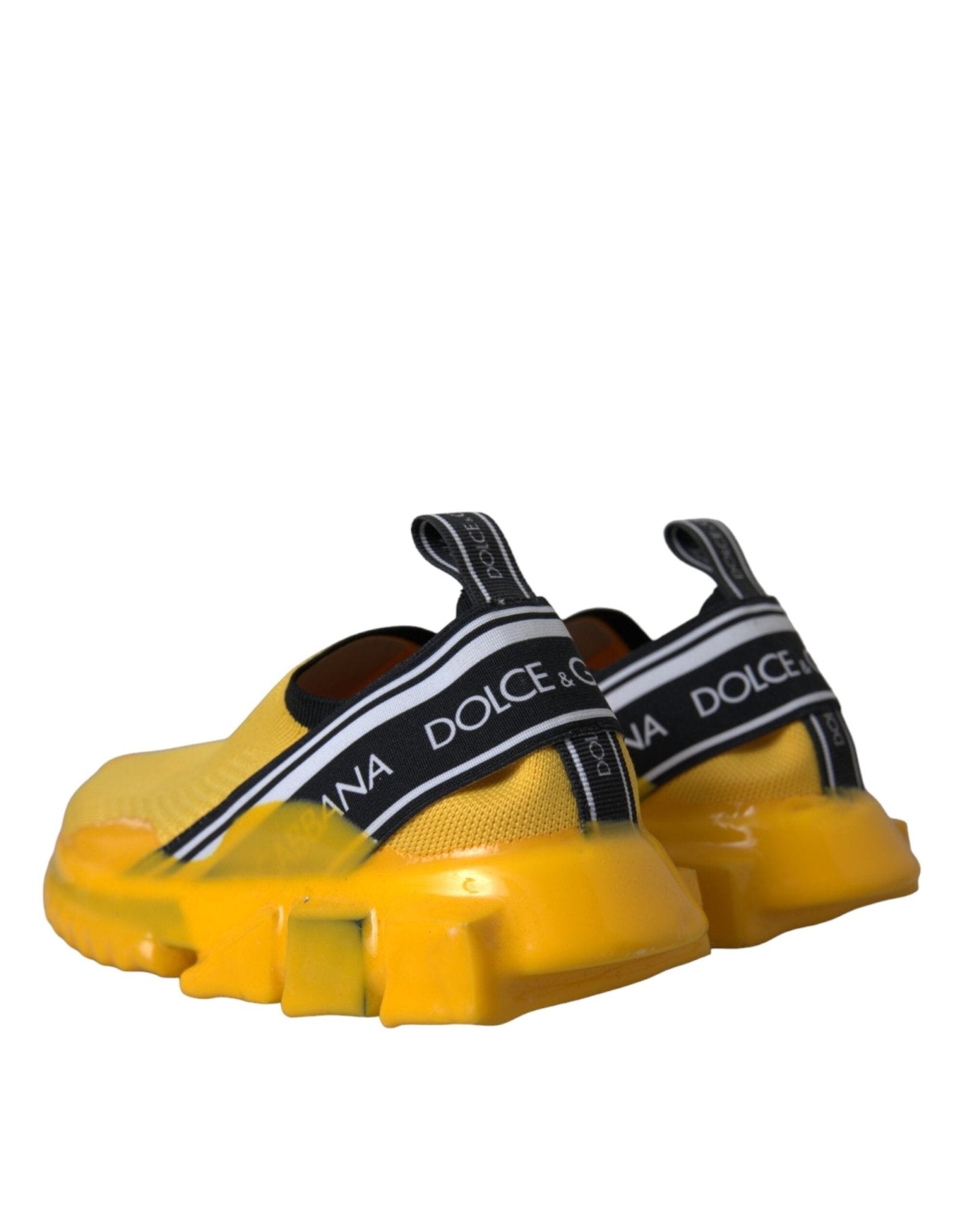 Dolce & Gabbana Yellow Sorrento Slip On Sneakers Women Shoes - GET THE BRAND