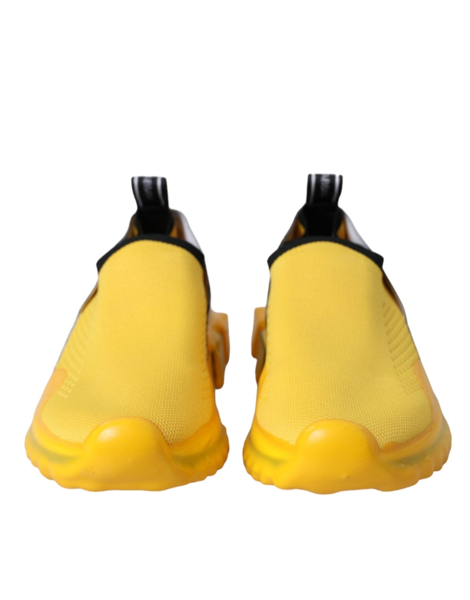 Dolce & Gabbana Yellow Sorrento Slip On Sneakers Women Shoes - GET THE BRAND