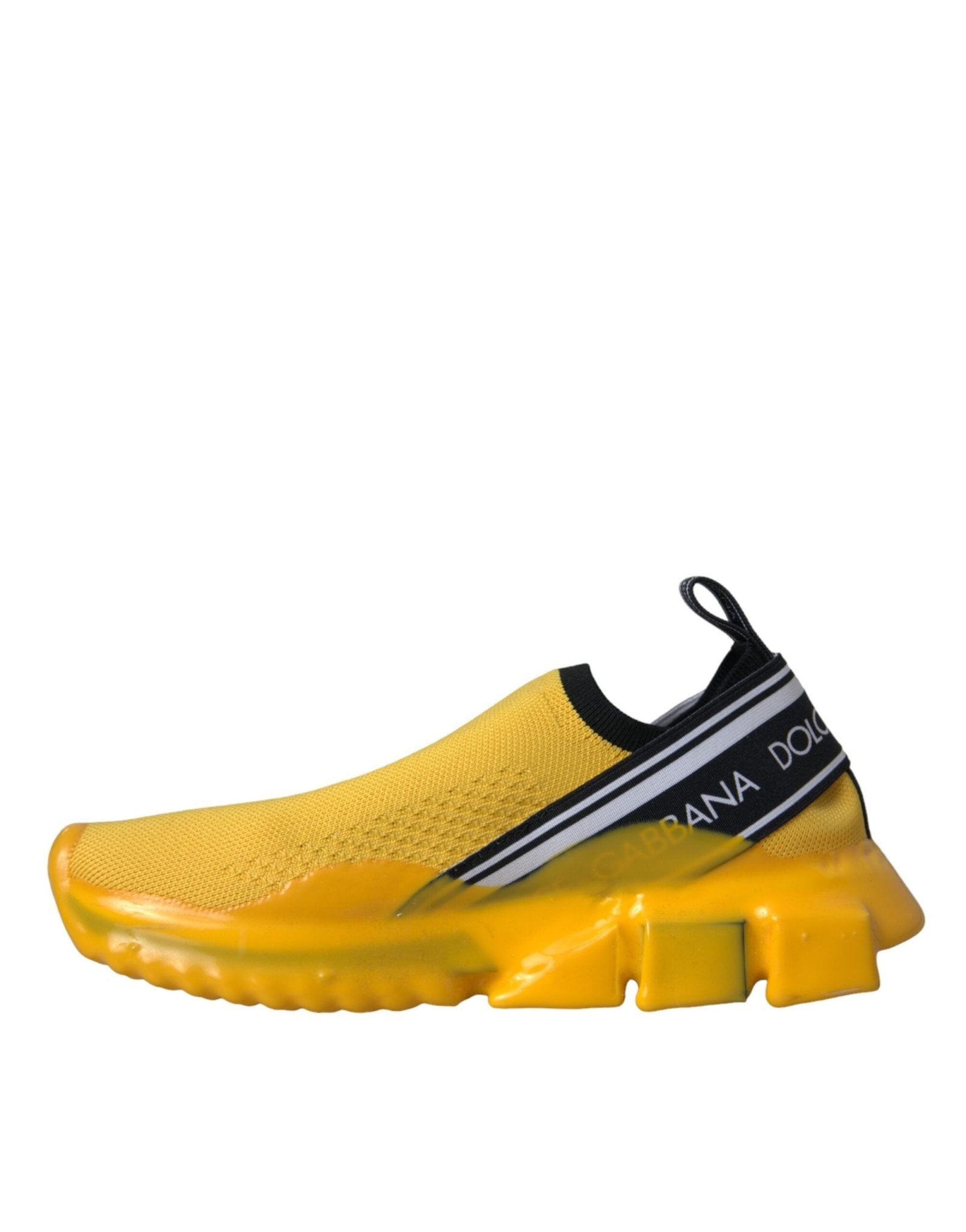 Dolce & Gabbana Yellow Sorrento Slip On Sneakers Women Shoes - GET THE BRAND