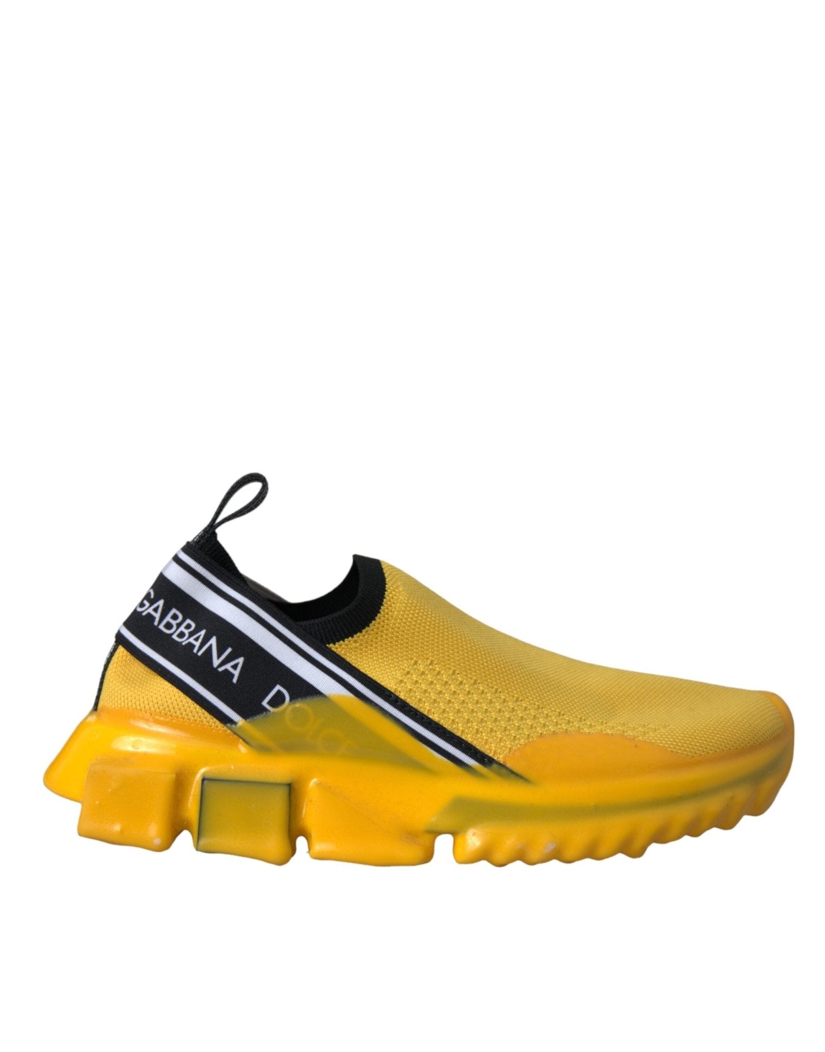 Dolce & Gabbana Yellow Sorrento Slip On Sneakers Women Shoes - GET THE BRAND