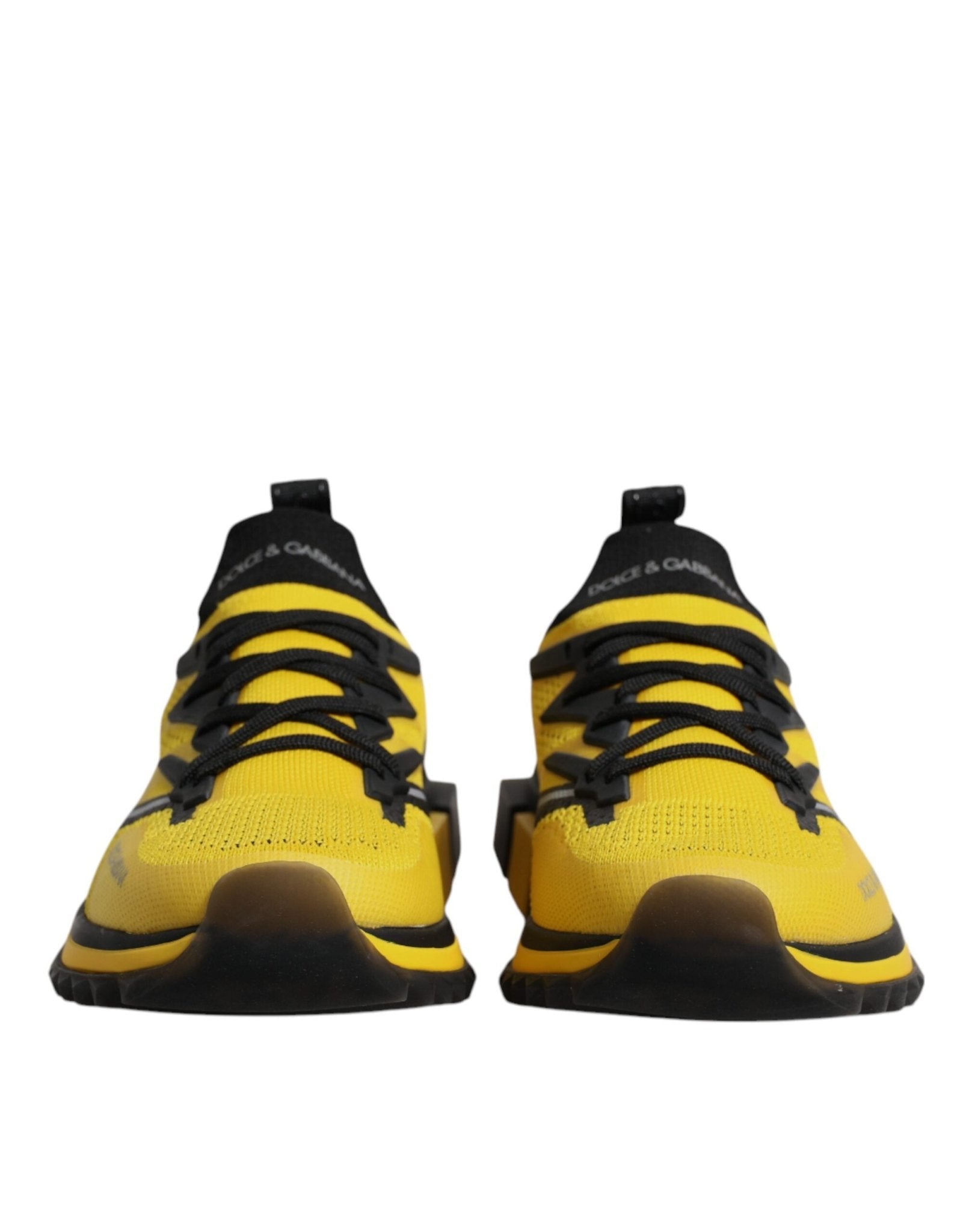 Dolce & Gabbana Yellow SORRENTO Sport Stretch Sneakers Shoes - GET THE BRAND