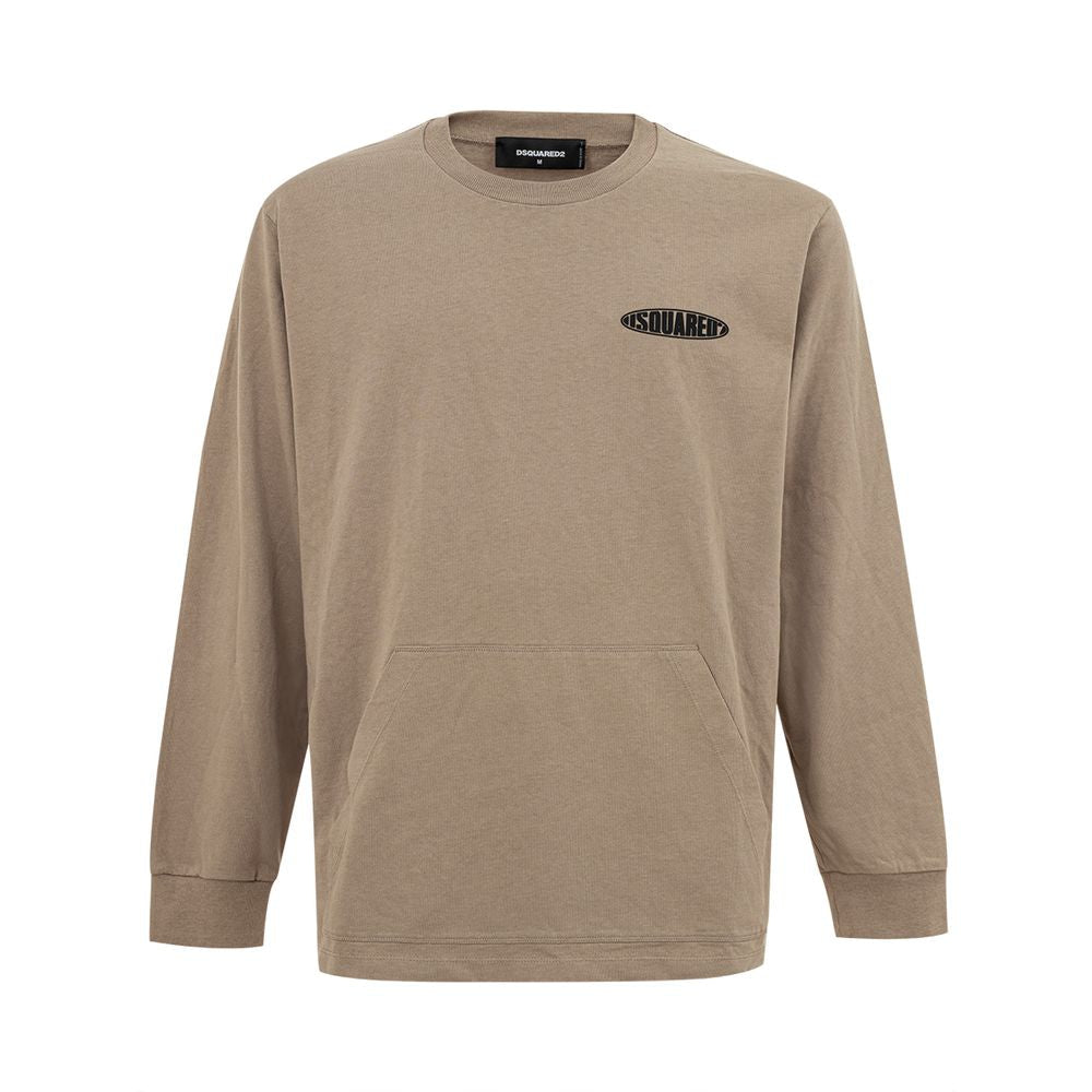 Dsquared² Beige Cotton T-Shirt - GET THE BRAND