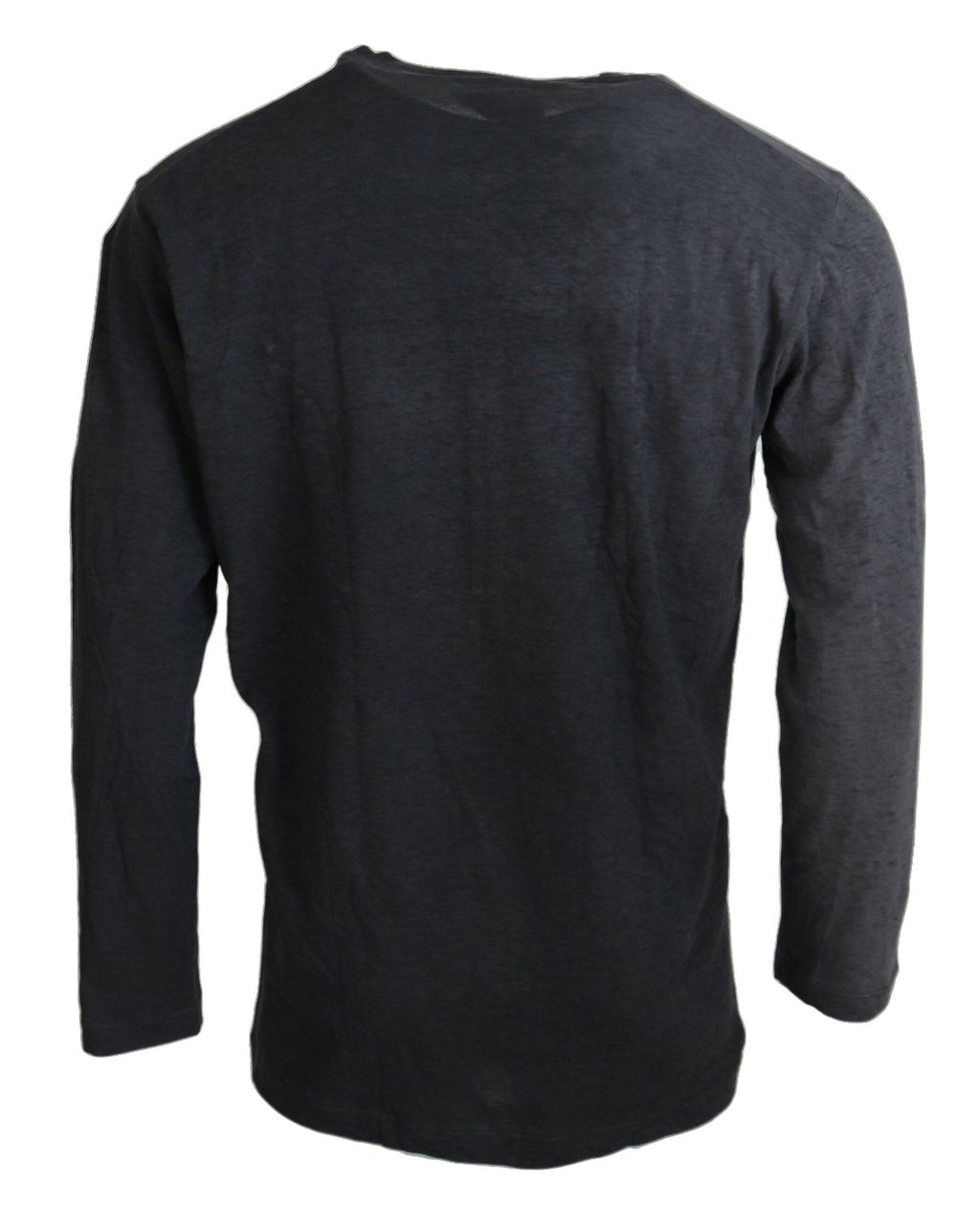 Dsquared² Black Cotton Linen Long Sleeves Pullover Sweater - GET THE BRAND