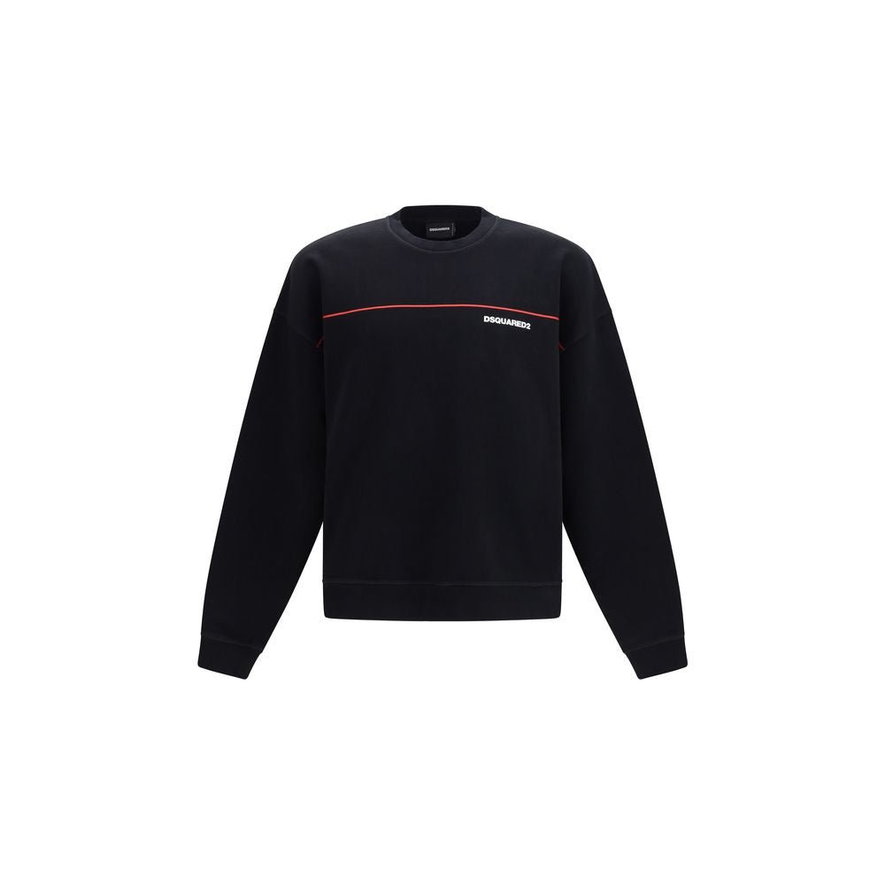 Dsquared² Black Cotton Sweatshirt - GET THE BRAND