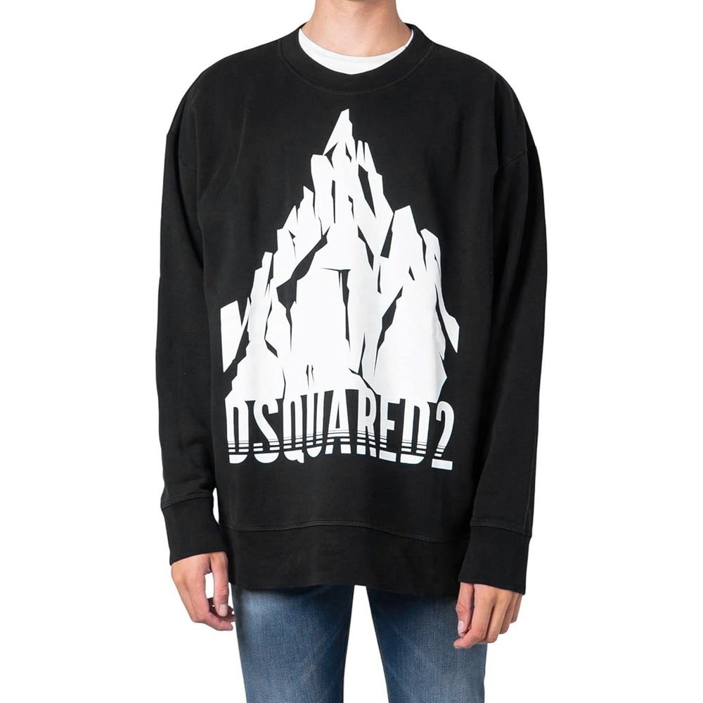 Dsquared² Black Cotton Sweatshirt - GET THE BRAND