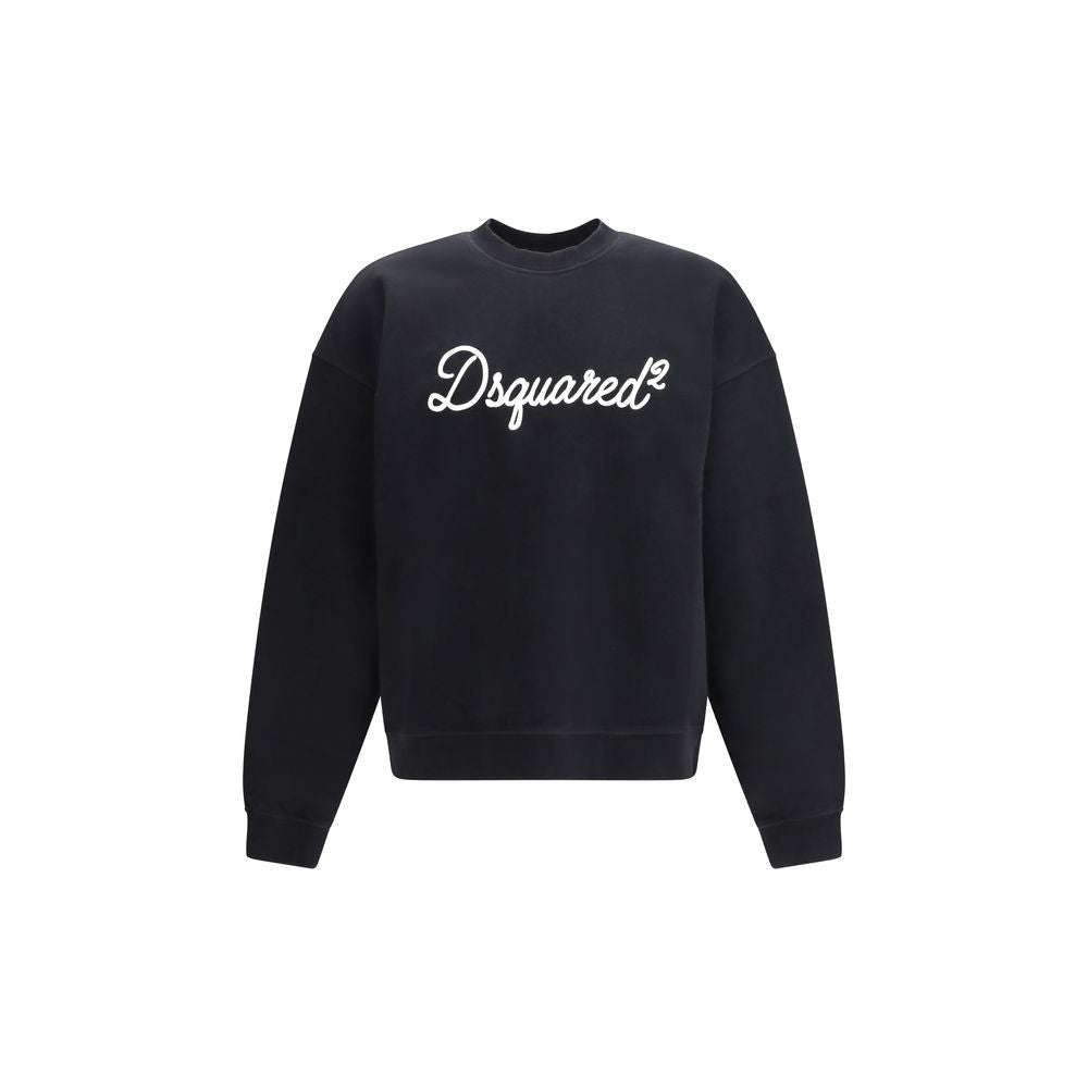 Dsquared² Black Cotton Sweatshirt - GET THE BRAND
