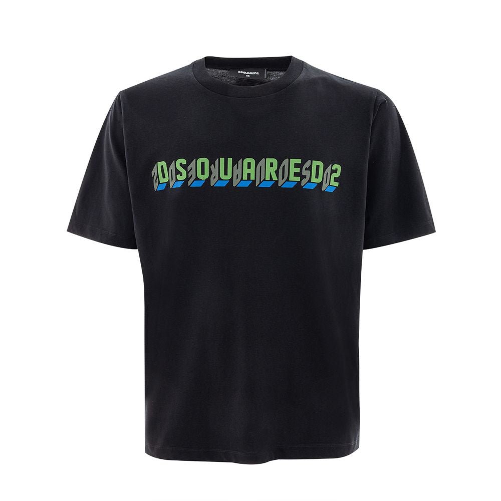 Dsquared² Black Cotton T-Shirt - GET THE BRAND
