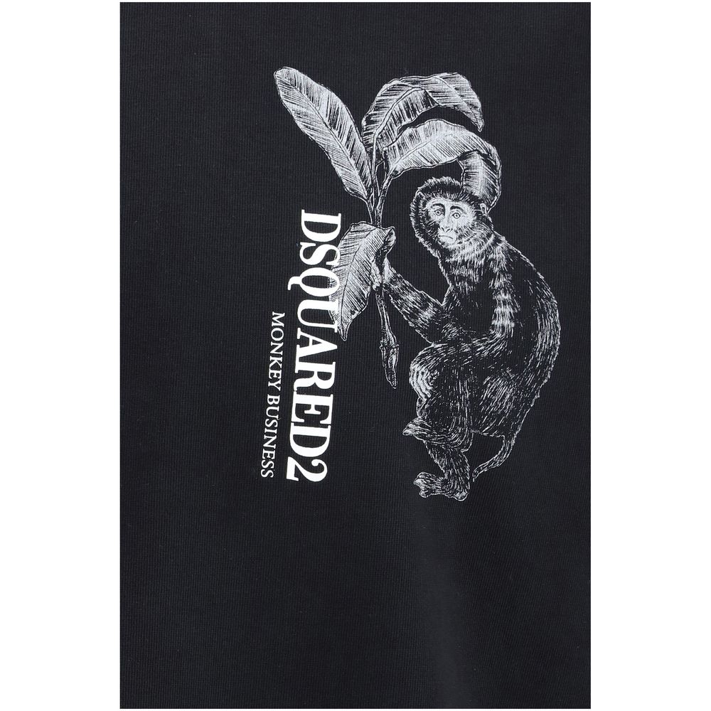 Dsquared² Black Cotton T-Shirt - GET THE BRAND