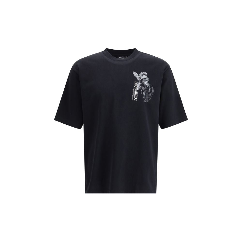 Dsquared² Black Cotton T-Shirt - GET THE BRAND