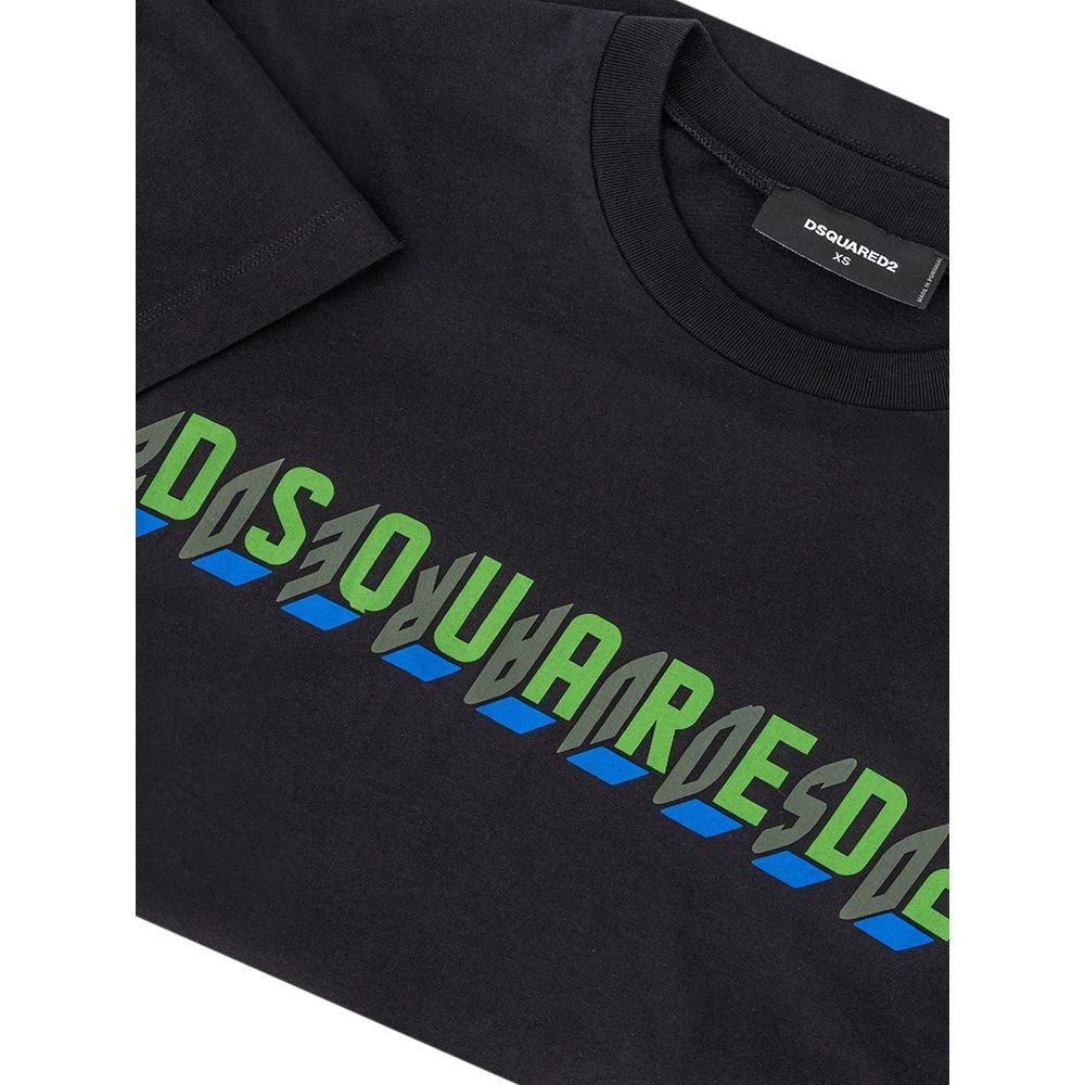 Dsquared² Black Cotton T-Shirt - GET THE BRAND