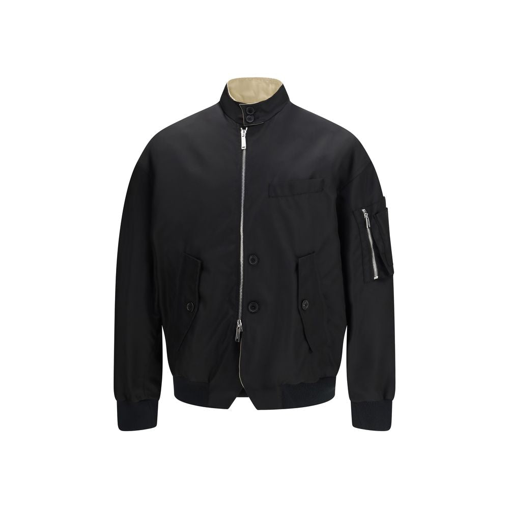 Dsquared² Black Polyamide Bomber - GET THE BRAND
