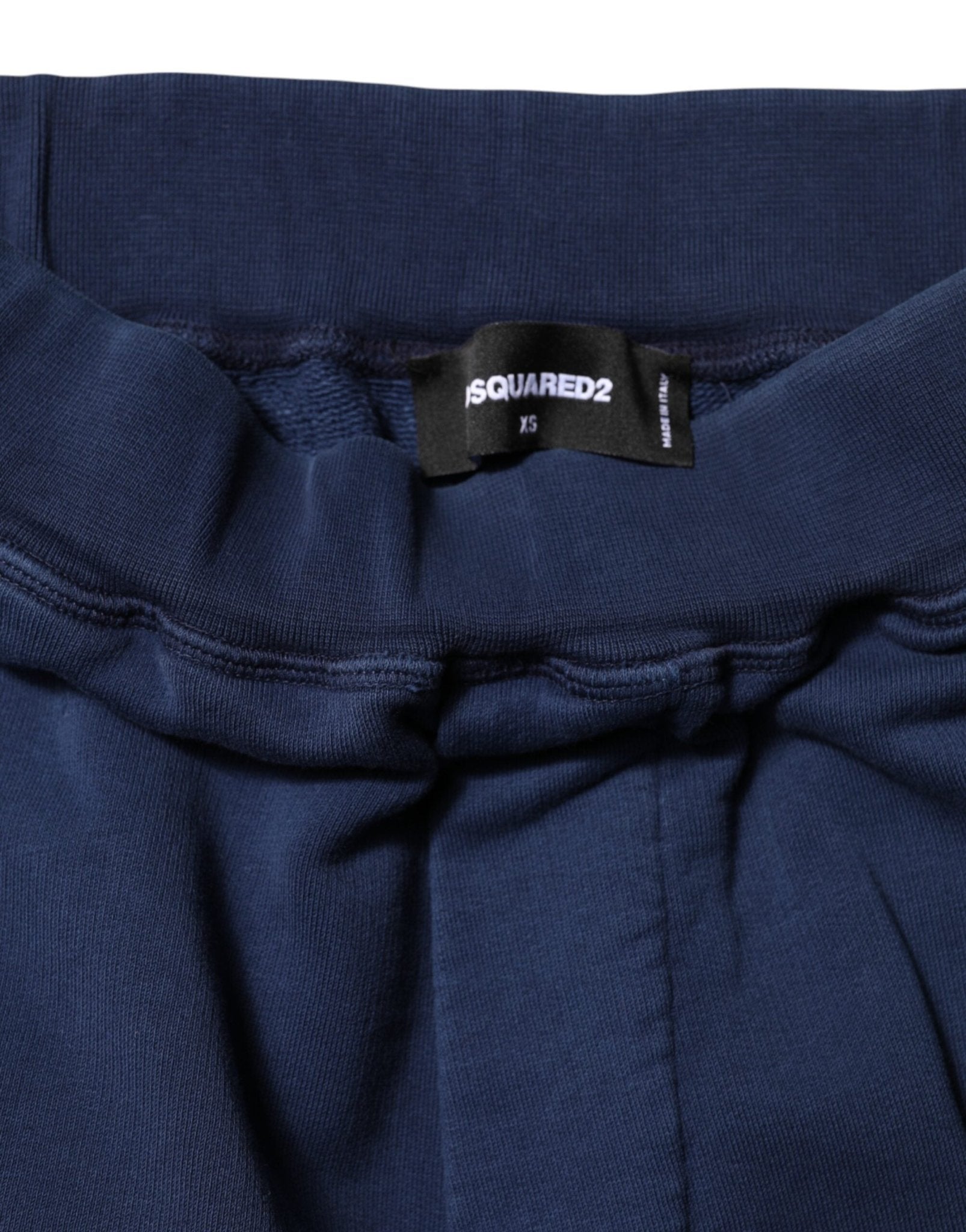 Dsquared² Blue Cotton Mid Waisted Jogger Pants - GET THE BRAND
