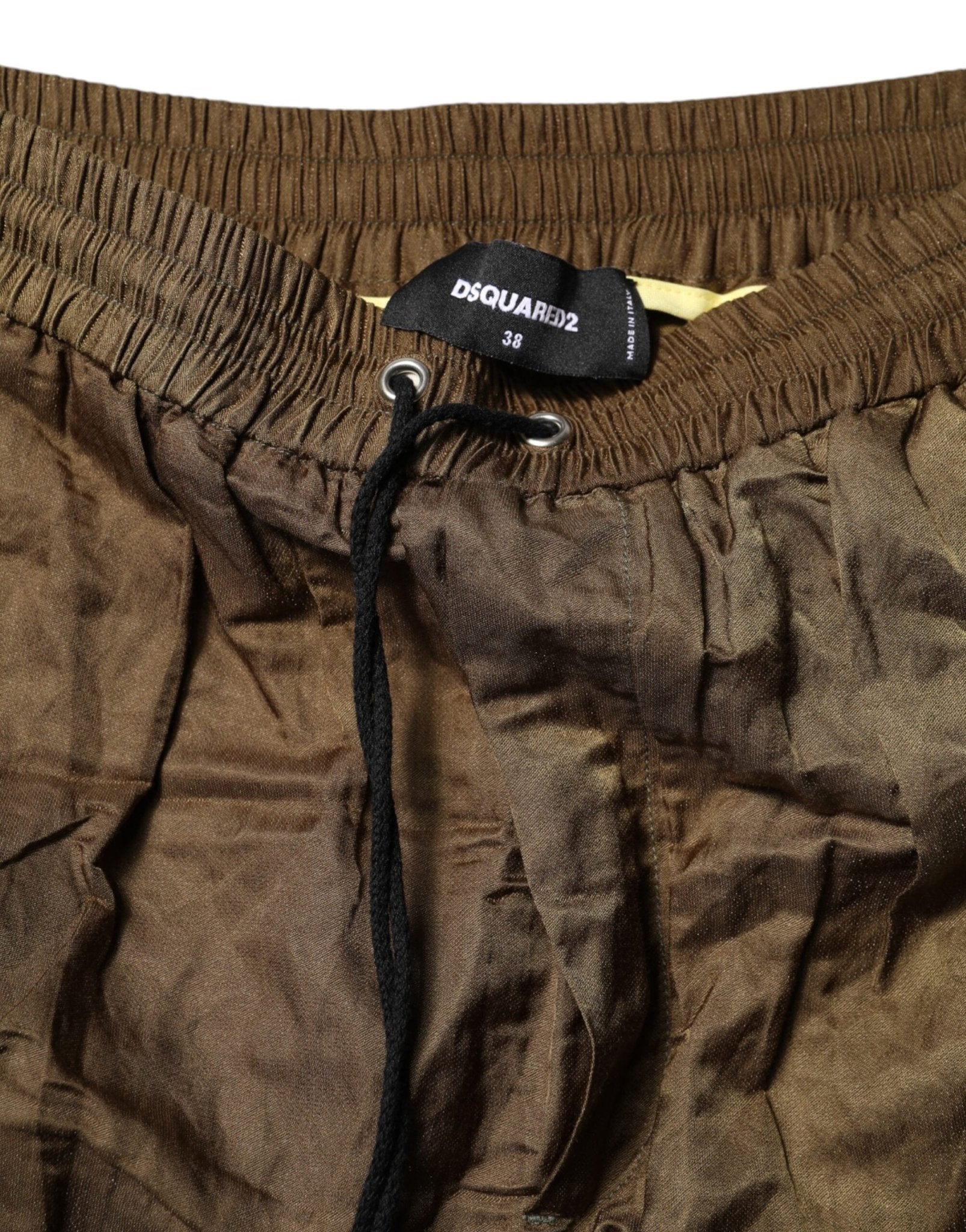 Dsquared² Brown Mid Waisted Women Sweatpants Pants - GET THE BRAND