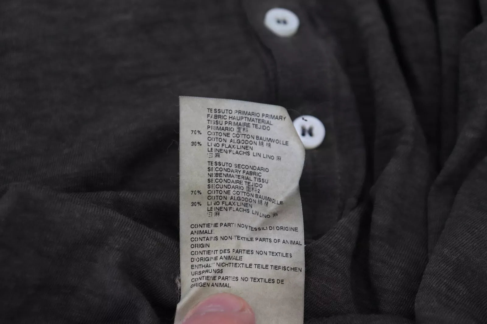 Dsquared² Gray Cotton Linen Long Sleeves Pullover Sweater - GET THE BRAND