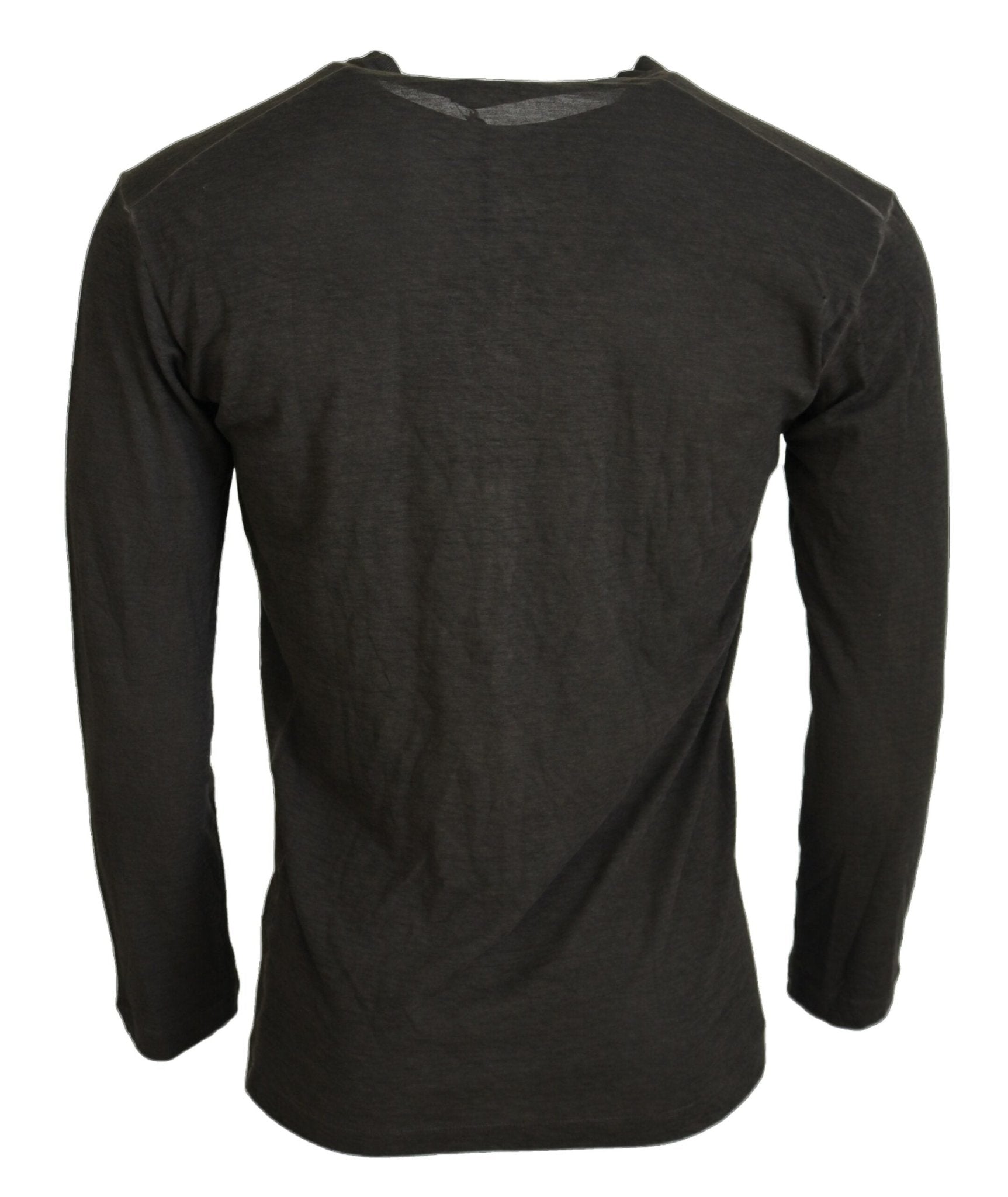Dsquared² Gray Cotton Linen Long Sleeves Pullover Sweater - GET THE BRAND