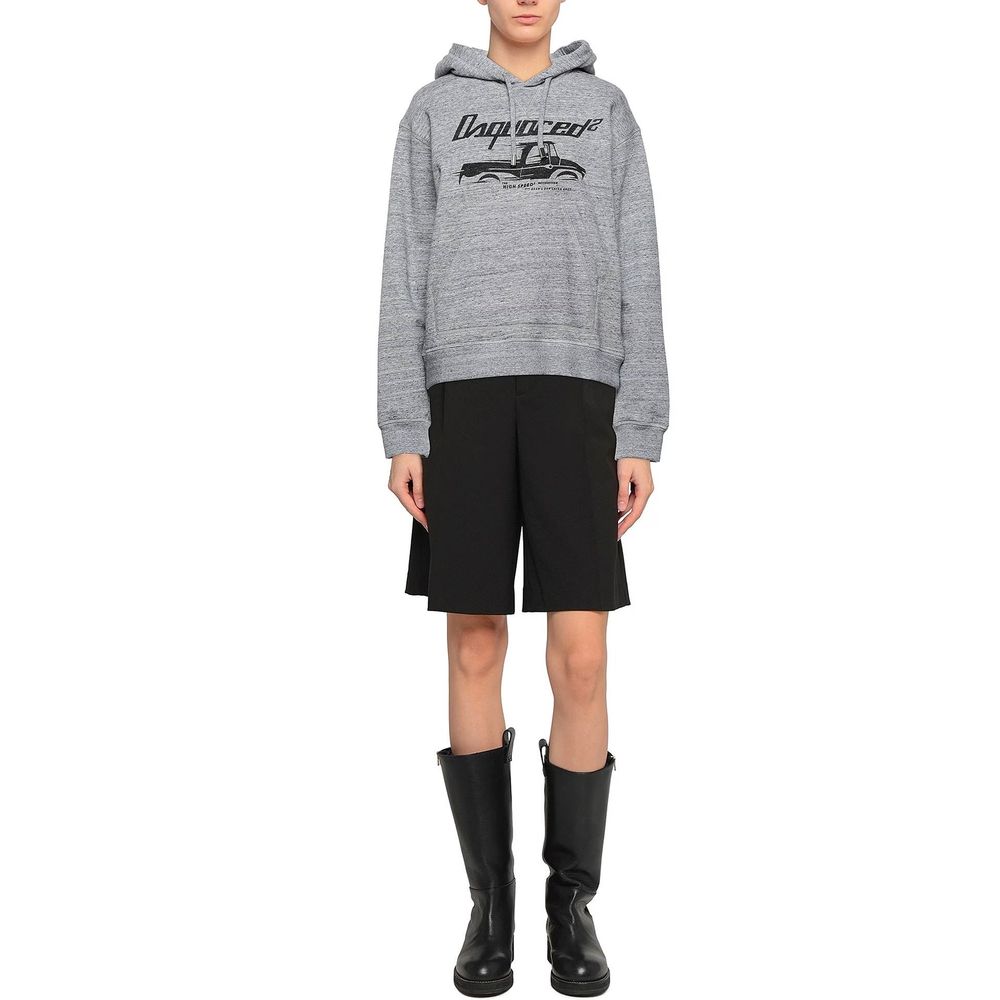Dsquared² Gray Cotton Sweatshirt - GET THE BRAND