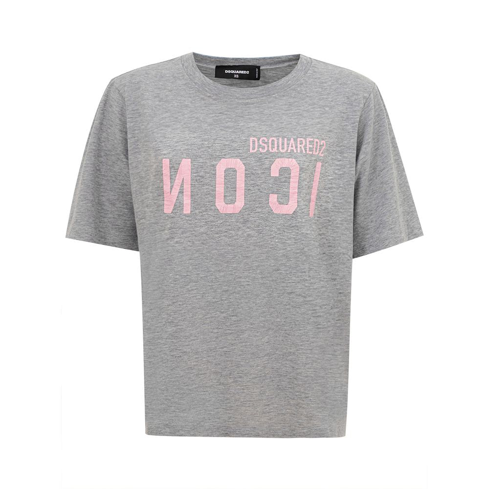Dsquared² Gray Cotton T-Shirt - GET THE BRAND