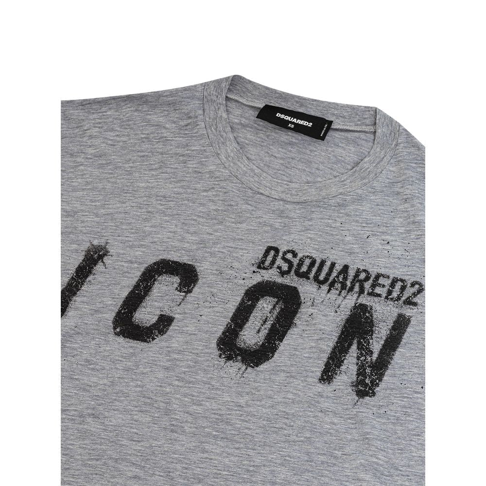 Dsquared² Gray Cotton T-Shirt - GET THE BRAND