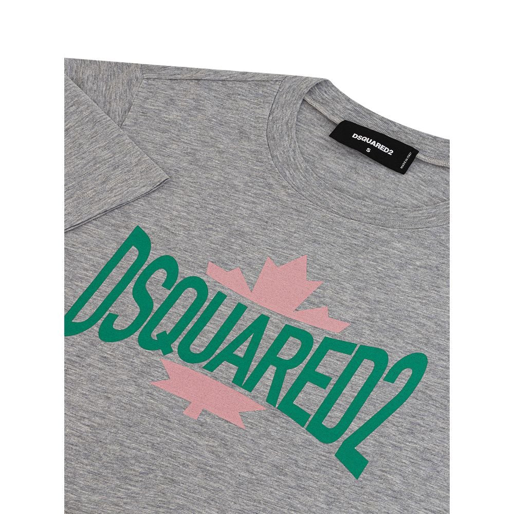 Dsquared² Gray Cotton T-Shirt - GET THE BRAND