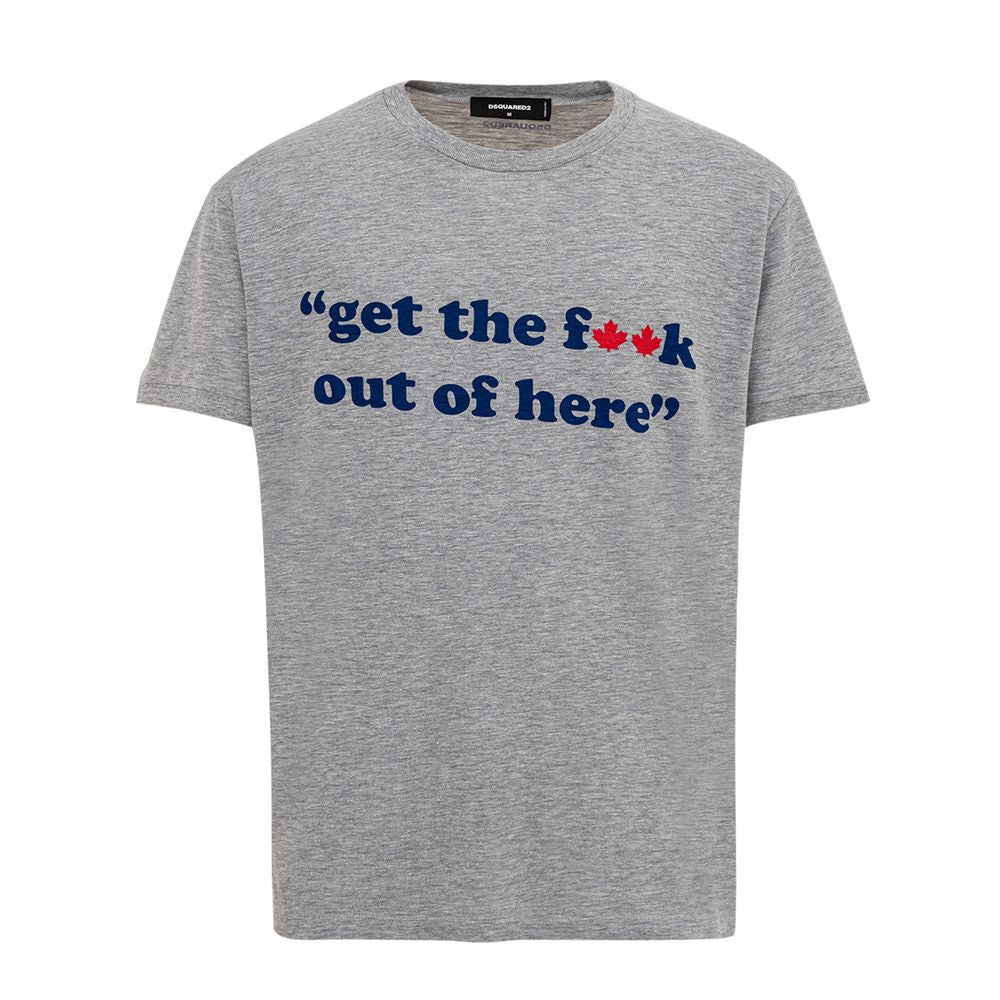 Dsquared² Gray Cotton T-Shirt - GET THE BRAND