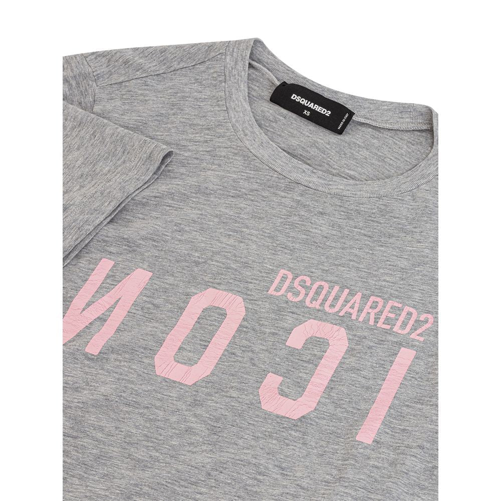 Dsquared² Gray Cotton T-Shirt - GET THE BRAND