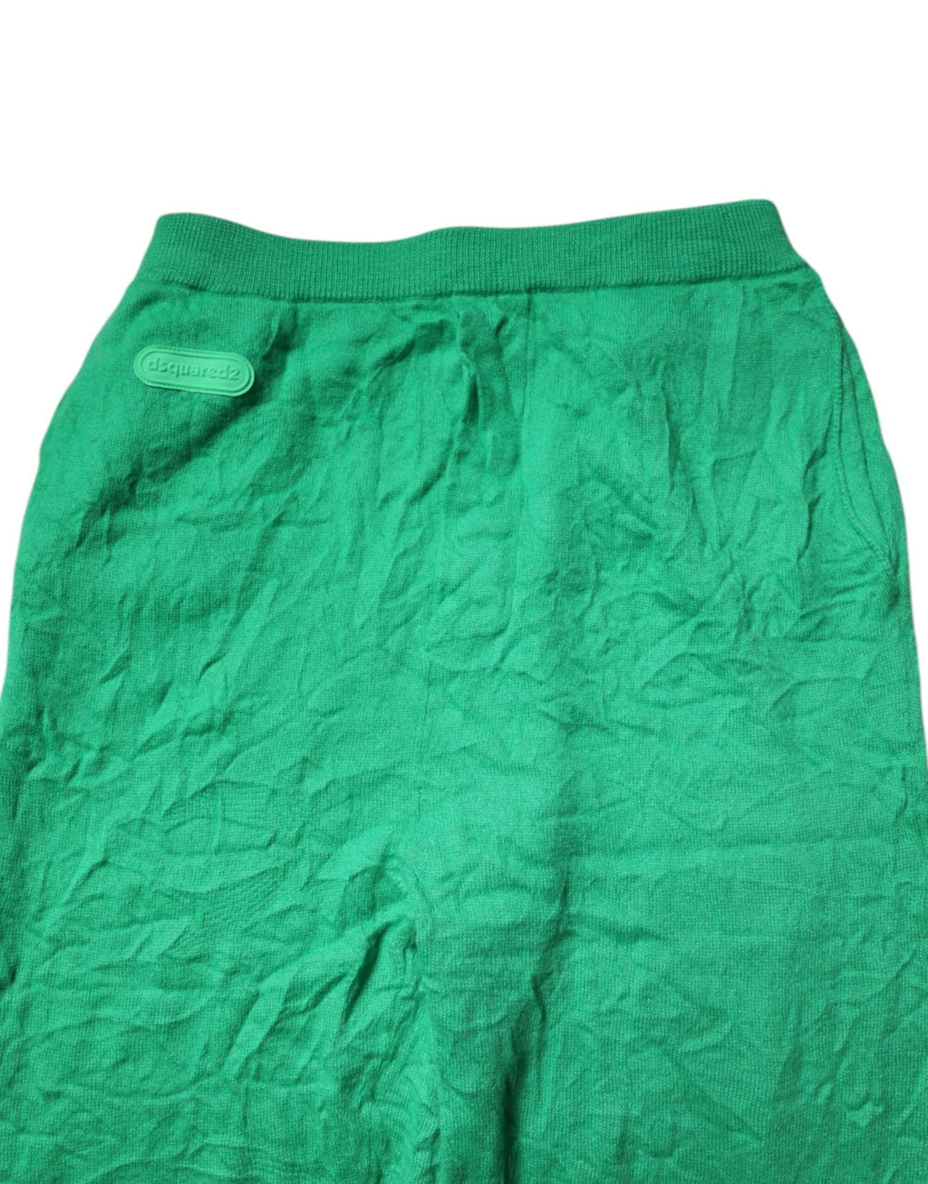 Dsquared² Green Cotton Elastic Waist Men Casual Pants - GET THE BRAND