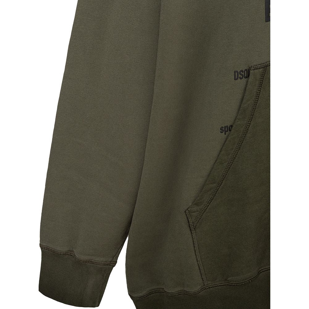 Dsquared² Green Cotton Sweatshirt - GET THE BRAND