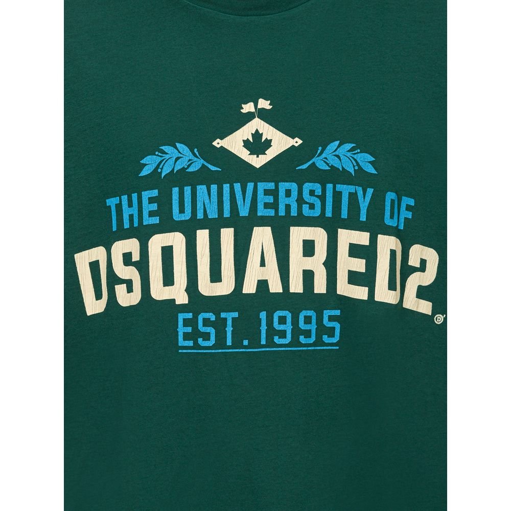 Dsquared² Green Cotton T-Shirt - GET THE BRAND