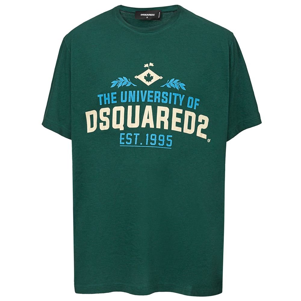 Dsquared² Green Cotton T-Shirt - GET THE BRAND