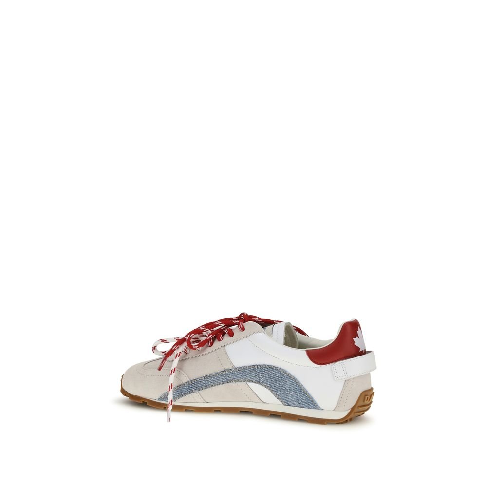 Dsquared² Multicolor Calf Leather Bos Taurus Low Top Sneakers - GET THE BRAND