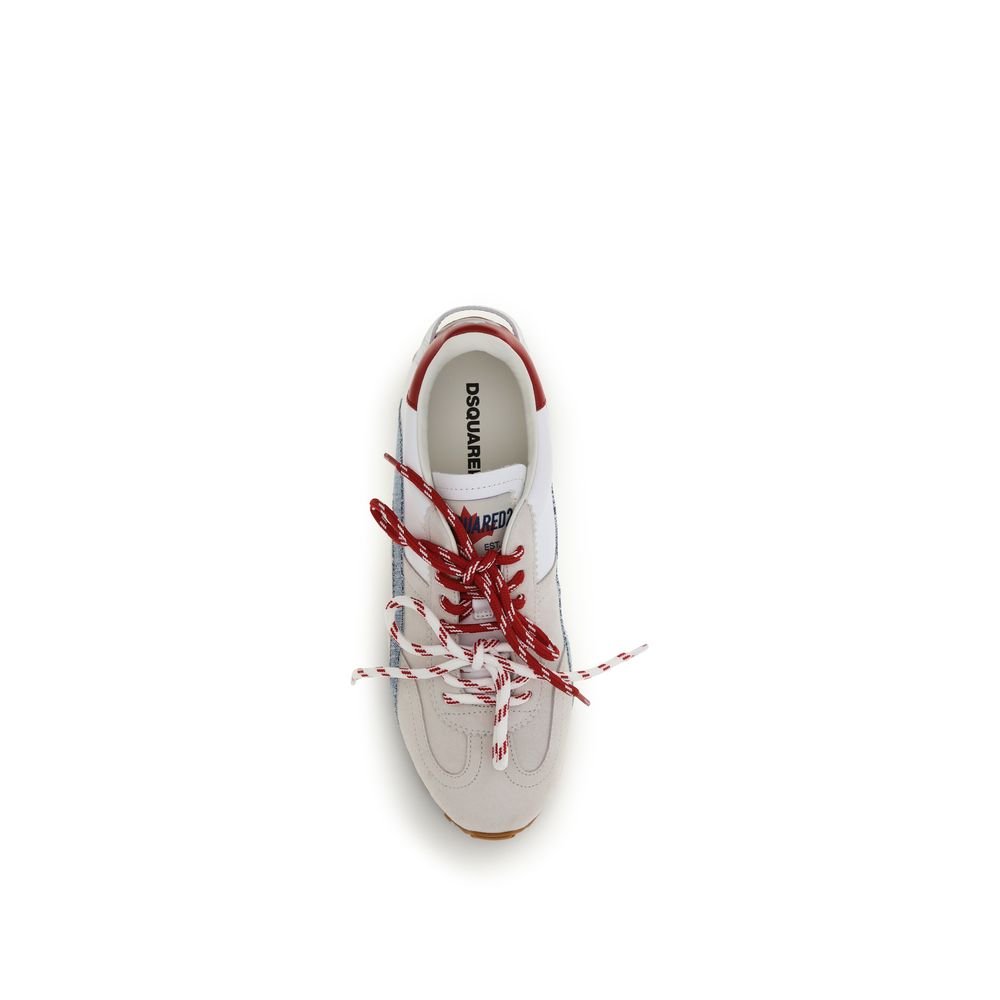 Dsquared² Multicolor Calf Leather Bos Taurus Low Top Sneakers - GET THE BRAND