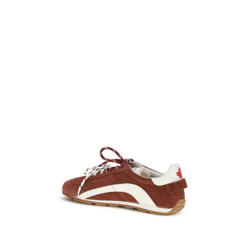 Dsquared² Multicolor Calf Leather Bos Taurus Low Top Sneakers - GET THE BRAND