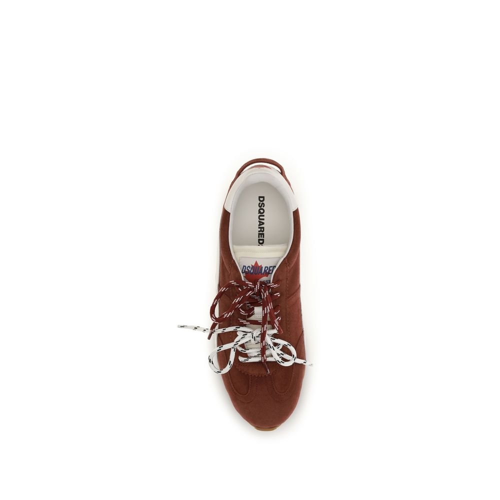 Dsquared² Multicolor Calf Leather Bos Taurus Low Top Sneakers - GET THE BRAND