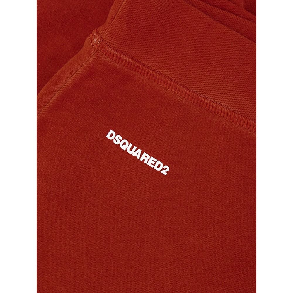 Dsquared² Red Cotton Athletic Pants - GET THE BRAND
