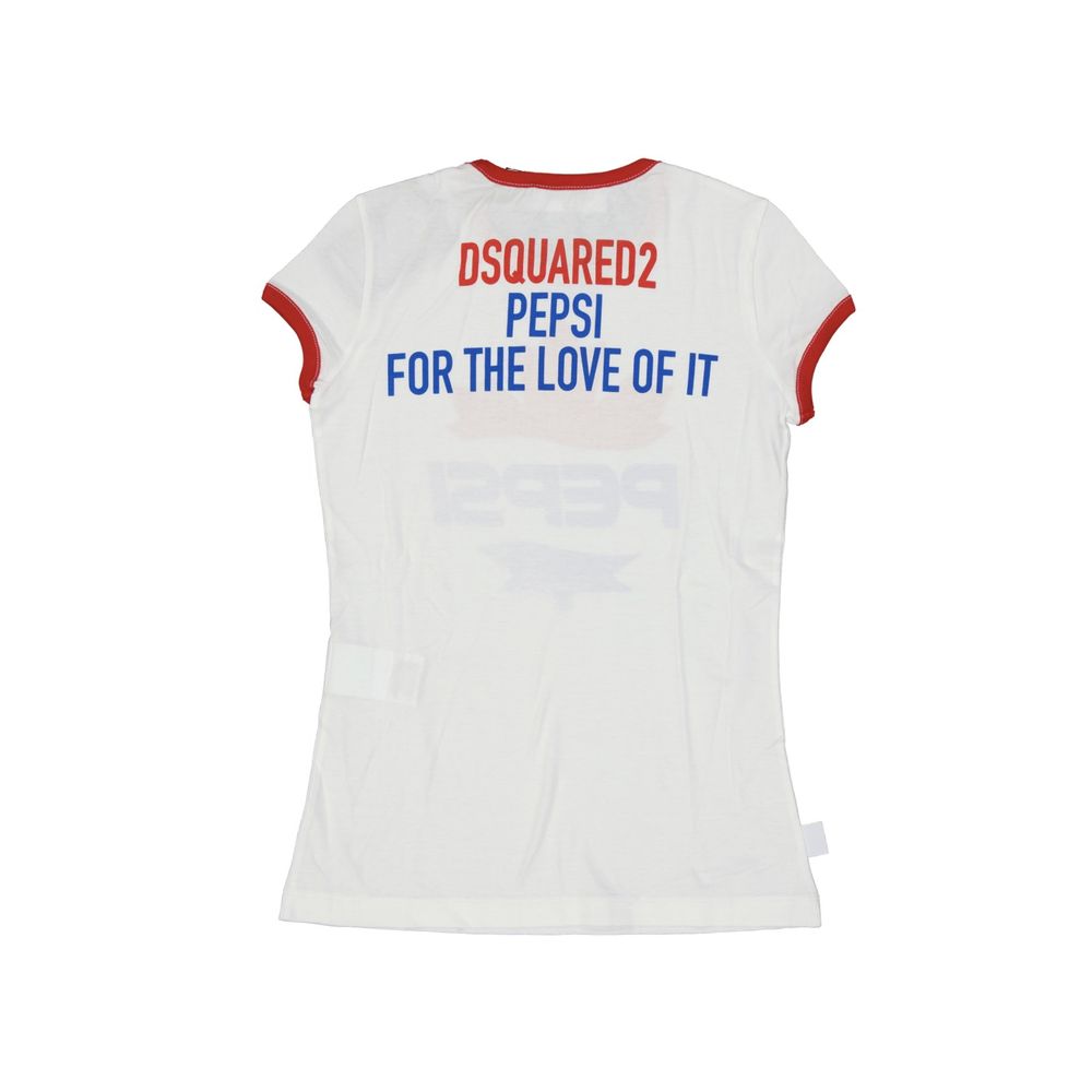 Dsquared² White Cotton T-Shirt - GET THE BRAND