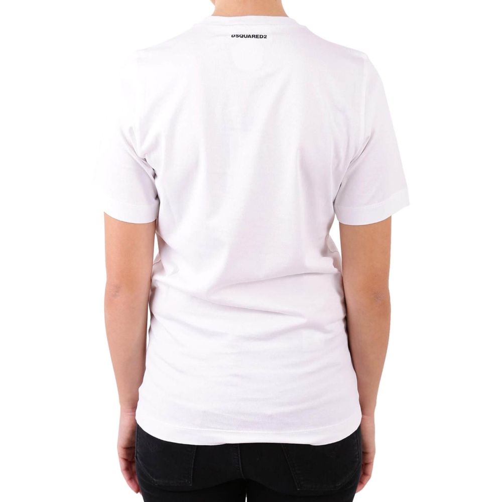 Dsquared² White Cotton T-Shirt - GET THE BRAND