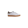 EA7 Emporio Armani Beige Leather Low Top Sneakers - GET THE BRAND