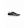 EA7 Emporio Armani Black And White Leather Athletic Sneakers - GET THE BRAND