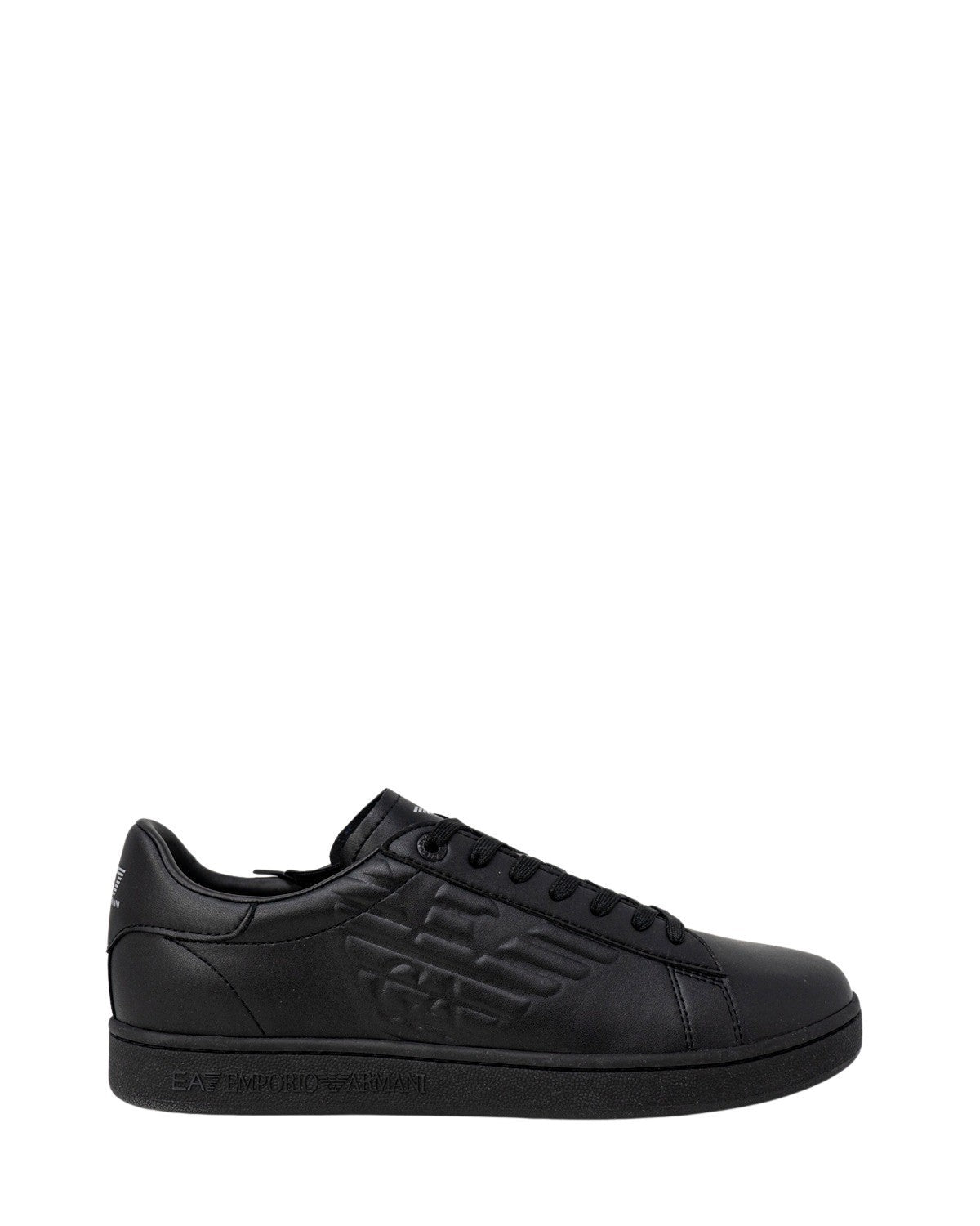 EA7 Emporio Armani Black Polyester Low Top Sneakers - GET THE BRAND