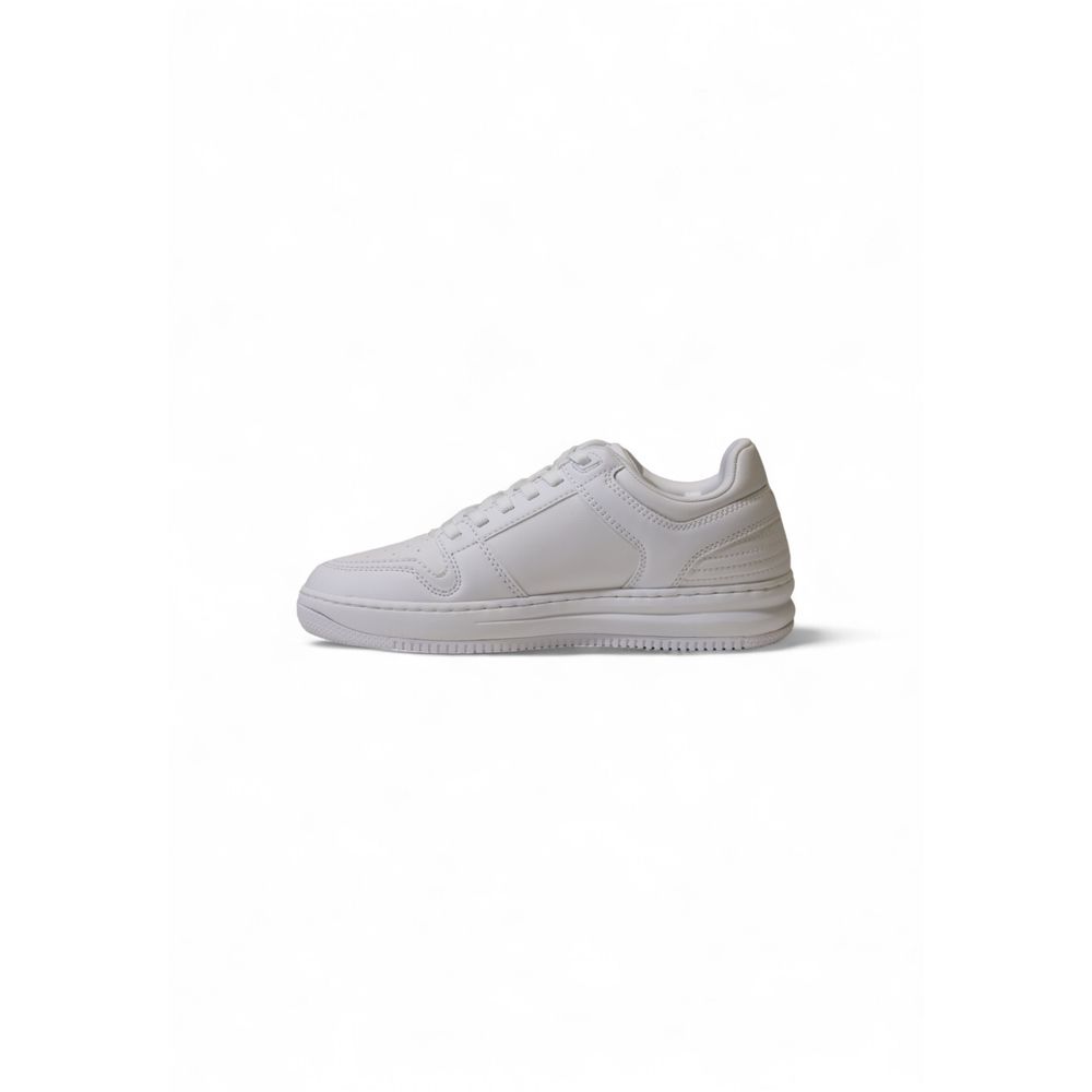 EA7 Emporio Armani White Polyester Athletic Sneakers - GET THE BRAND