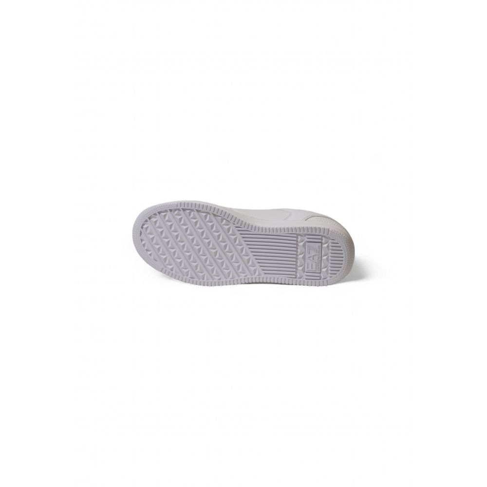EA7 Emporio Armani White Polyester Athletic Sneakers - GET THE BRAND
