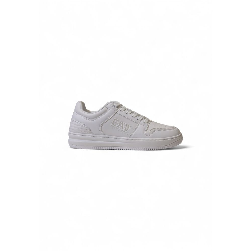 EA7 Emporio Armani White Polyester Athletic Sneakers - GET THE BRAND
