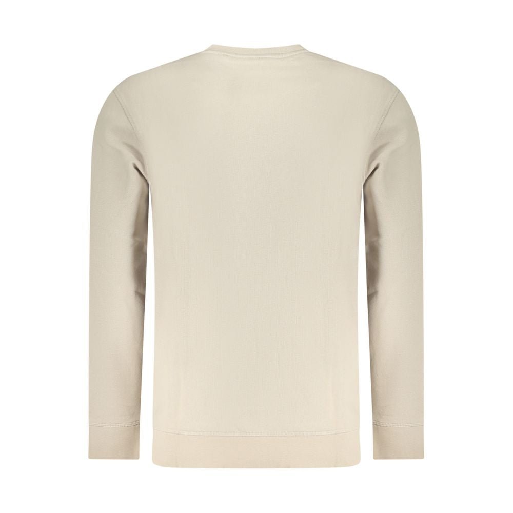 Hugo Boss Beige Cotton Men Sweatshirt - GET THE BRAND