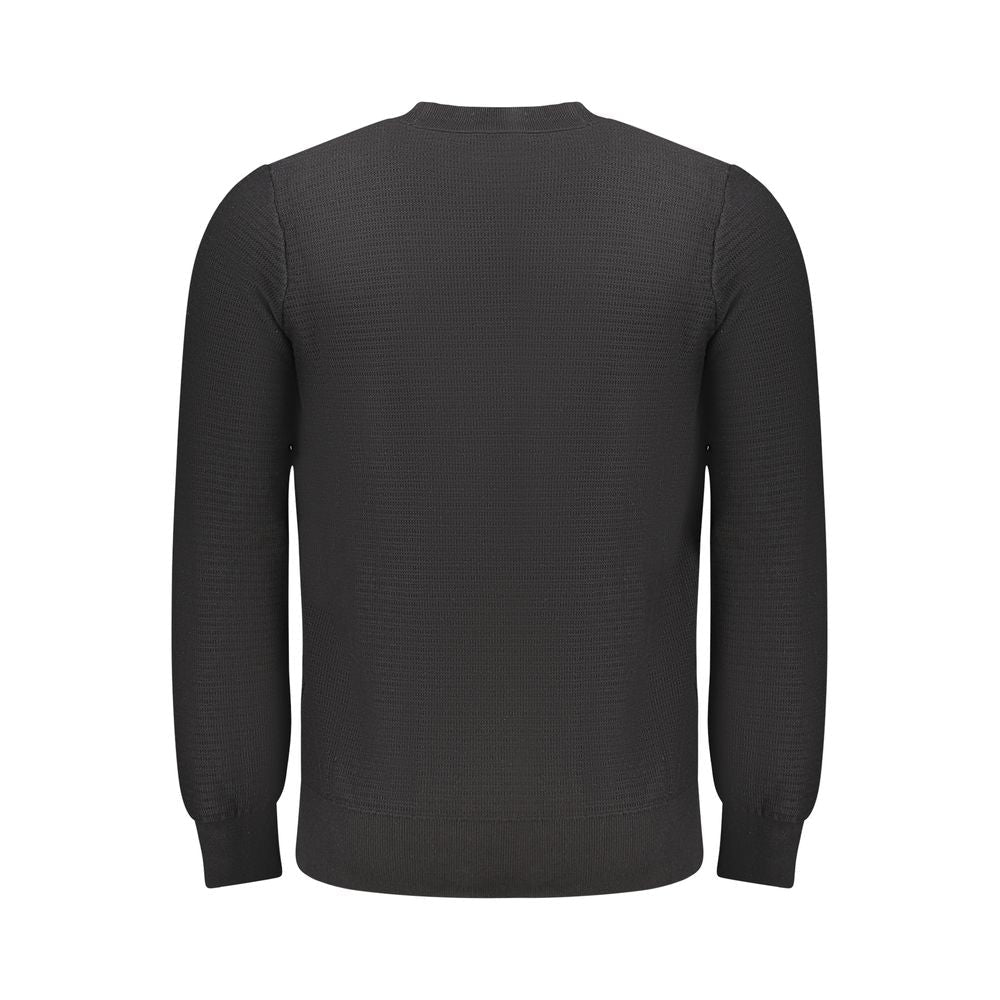 Hugo Boss Black Cotton Men Sweater - GET THE BRAND