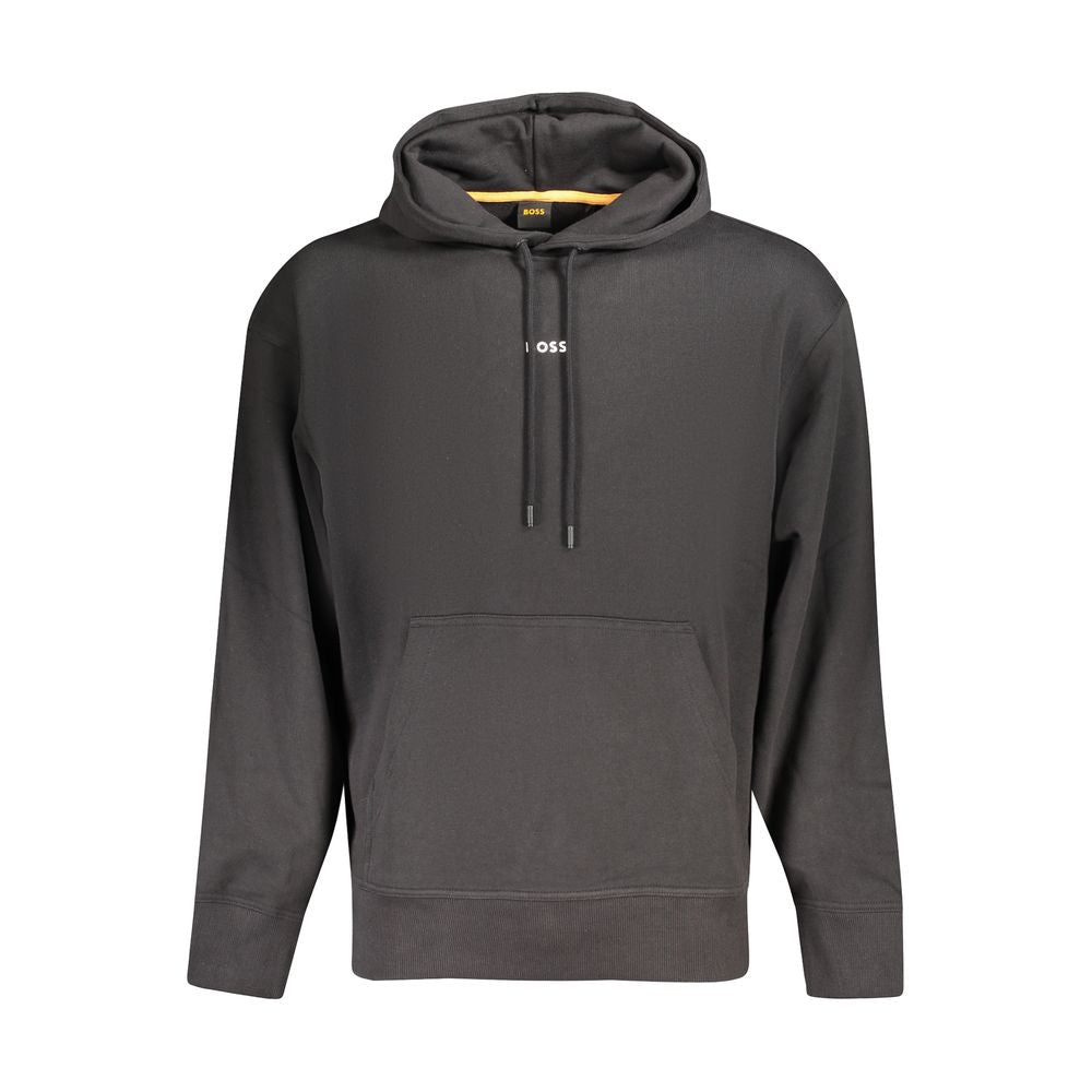 Hugo Boss Black Cotton Men's Hoodie - GET THE BRAND