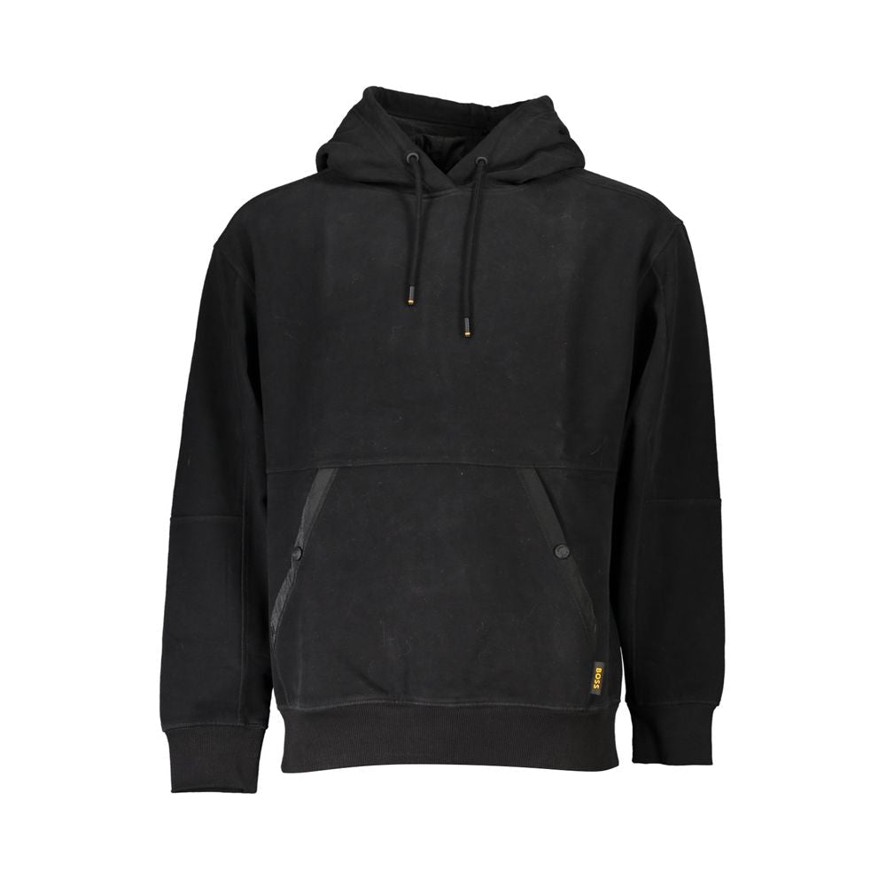 Hugo Boss Black Cotton Mens Sweatshirt - GET THE BRAND