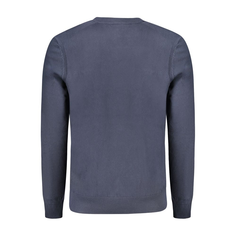 Hugo Boss Blue Cotton Men's Long-Sleeved T-Shirt - GET THE BRAND