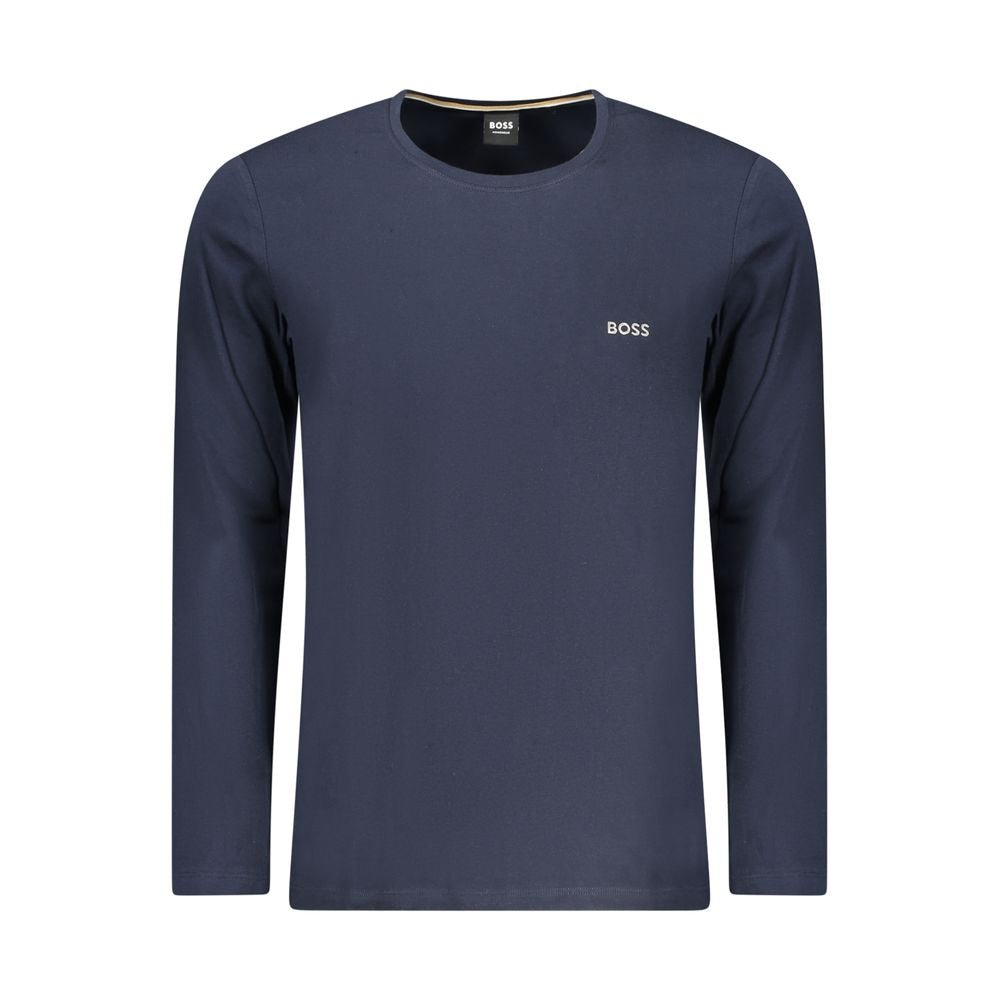 Hugo Boss Blue Cotton Men's T-Shirt - GET THE BRAND
