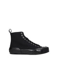 Jil Sander Black Fabric High Top Sneakers - GET THE BRAND