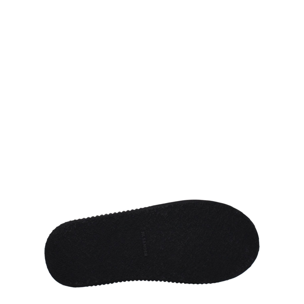 Jil Sander Black Fabric Platform Sneakers - GET THE BRAND